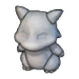 Mysterious statue figure