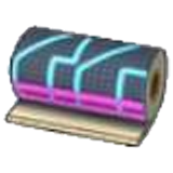 Neon flooring (wallpaper) figure
