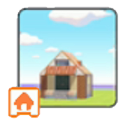 Orange hut kit figure