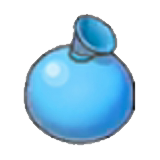 Paint balloon (cyan) figure