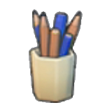 Pencil holder figure