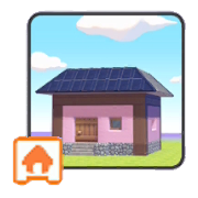 Pink cottage kit figure
