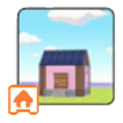 Pink hut kit figure