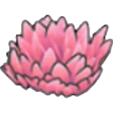 Pink tall grass figure