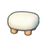 Plain stool figure