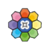Rainbowish Badge figure