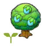 Rawst tree sapling figure