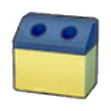 Recycling bin figure