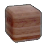Reddish-brown cave rock figure
