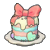Ribbon cake figure