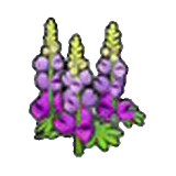 Robust flower (purple) figure