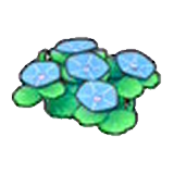 Seashore flowers (blue) figure