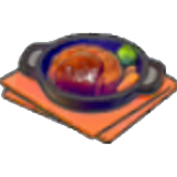 Simple hamburger steak figure