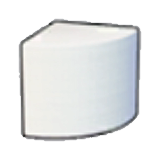 Simple pillar quarter figure