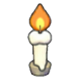 Slender candle figure
