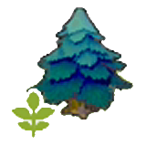Small pointy tree figure