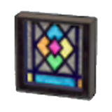 Stained-glass window (lower) figure