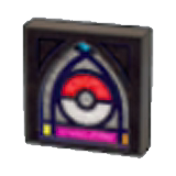 Stained-glass window (upper) figure