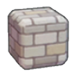 Stone brick wall figure