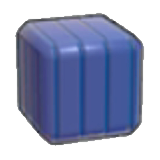Striped wall figure