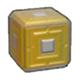 Stylish gold wall figure