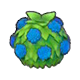 Stylish hedge (blue) figure