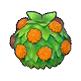 Stylish hedge (orange) figure