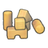 Toy blocks figure