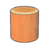 Upright log figure