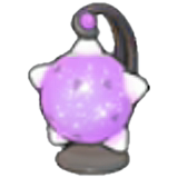 Violet meteor lamp figure