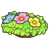 Wall-mounted flowers figure