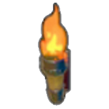 Wall torch figure