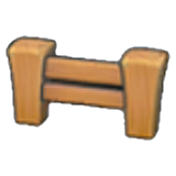 Wooden fencing figure