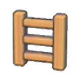 Wooden ladder figure