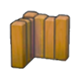 Wooden siding (corner) figure