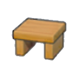 Wooden stool figure