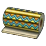 Zig-zag print (wallpaper) figure