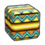 Zig-zag print figure